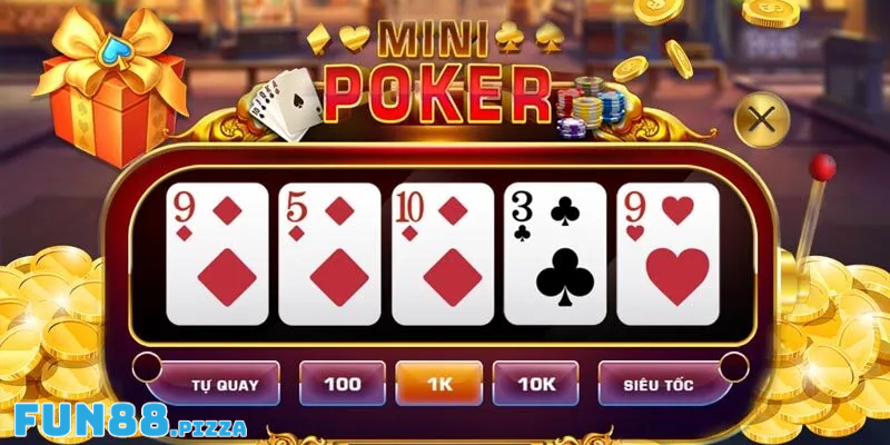 Mini Poker Fun88 — Video Poker 5 Lá, Tổ Hợp Thắng & Chiến Thuật 1 Mini Poker Fun88 - Game Bài Đầy Đặc Sắc Không Thể Bỏ Lỡ