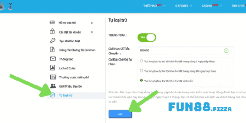 Cách Xóa Tài Khoản Fun88 — Rút Hết Trước, 3–7 Ngày, Không Thể Hoàn Tác 2 Một số lưu ý trong quá trình xóa tài khoản cá cược Fun88